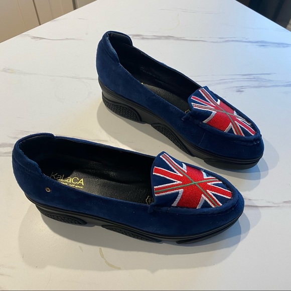 Kalaca British flag platform moccasin - Picture 3 of 5